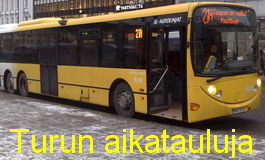 Turun seudun bussiaikataulut 